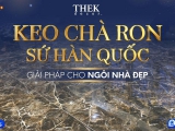  Keo chà ron sứ Hàn Quốc giải pháp vững chắc, không gian lung linh.