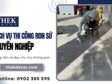 Dịch vụ thi công ron sứ chuyên nghiệp - Nâng tầm vẻ đẹp cho mọi không gian